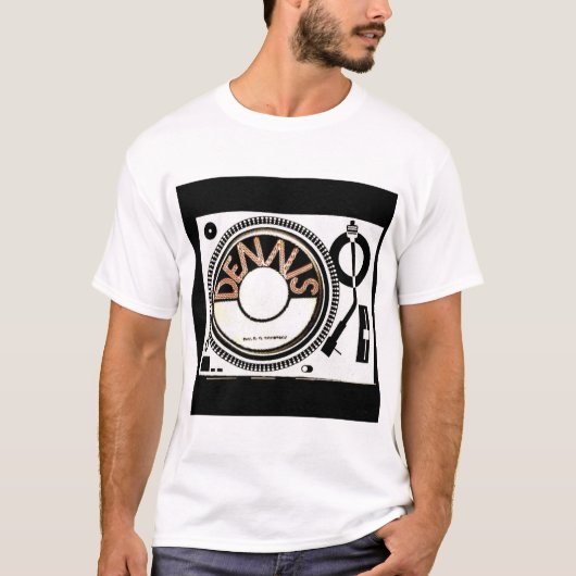 DENNIS ターンテーブル Tシャツ (正面)