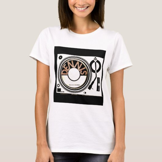 DENNIS ターンテーブル Tシャツ (正面)