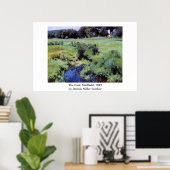 Dennis Miller Bunker's The Pool, Medfield ポスター (ホームオフィス)