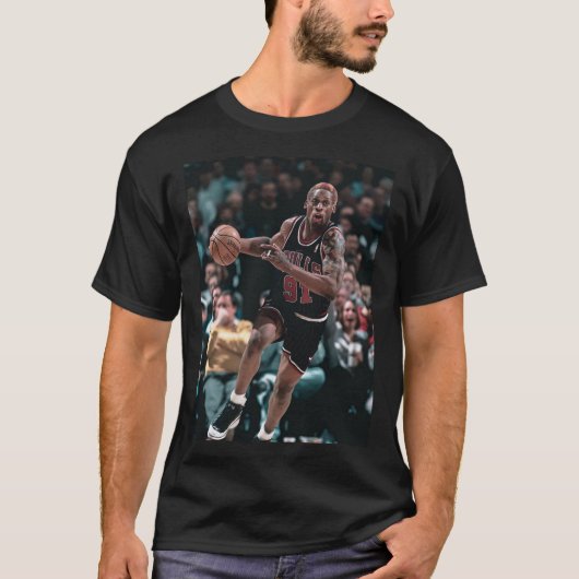 dennis rodman bulls the worm defensive great fan a tシャツ (正面)