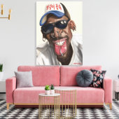 Dennis Rodman - Caricature on Canvas Print 18 x 24 キャンバスプリント (インサイチュ (リビング))