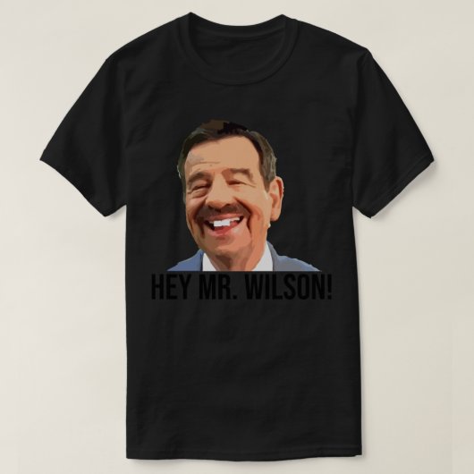 Dennis the Menace -  Hey Mr. Wilson! Sticker Tシャツ (デザイン正面)