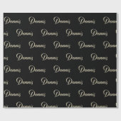Dennis Vorname Name edles Geschenkpapier Papier ラッピングペーパー (フラット)