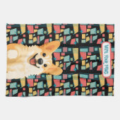 DENNY corgi  - ArtMuse Kitchen Towels  キッチンタオル (横)