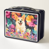 DENNY da CORGI メタルランチボックス (正面)