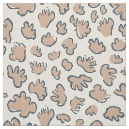 Dense Organic Terrazzo | Abstract Terracotta ファブリック
