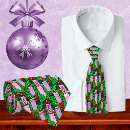 Dense Overall Pattern of Advent Candles ネクタイ