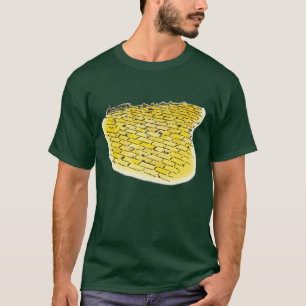 Denslowによるヴィンテージ風 オズの魔法使い イエローブリックロード tシャツ