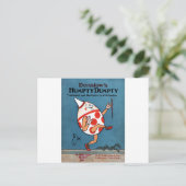 Denslow's Humpty Dumptyヴィンテージブックカバー ポストカード (スタンド正面)