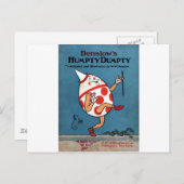 Denslow's Humpty Dumptyヴィンテージブックカバー ポストカード (正面/裏面)