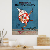 Denslow's Humpty Dumpty Book Cover Canvas Print 30 ポスター (キッチン)
