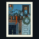 Denslow's Night before Christmas - Vintage Print ポスター<br><div class="desc">15.18" x 20.34".
Author: Clement Clarke Moore. 1902 .CC0.
Reproduced on 55 lb.,  10.4 point thick acid-free archival paper.
Matte finish with a smooth surface.
Fade-resistant with 90  years archival rating.
Pigment-based inks ensure full-color spectrum high-resolution printing</div>