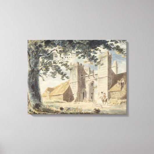 Dent de Lion、Margate、c.1791(グラファイトw上にw/c) キャンバスプリント (正面)