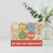 Dental Appointment Reminder Postcard ポストカード (スタンド正面)