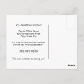 Dental Appointment Reminder Postcard ポストカード (裏面)