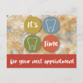 Dental Appointment Reminder Postcard ポストカード (正面)