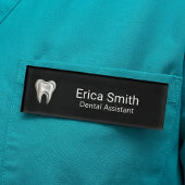 Dental Assistance Dentist Tooth Logo 名札