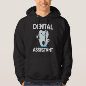 Dental Assistant Cute Tooth Dental Assistant パーカ (正面)