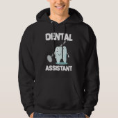 Dental Assistant Cute Tooth Dental Assistant  1 パーカ (正面)