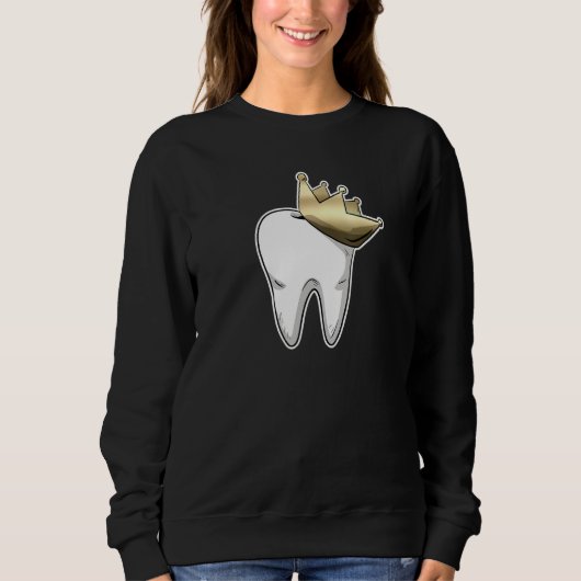 Dental Assistant Dentist Brace Teeth Tooth Fairy A スウェットシャツ (正面)