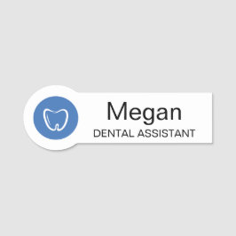 Dental Assistant Modern Name Tag Professional  名札