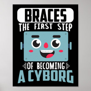 Dental Braces Funny Orthodontic Dentist Becoming A ポスター