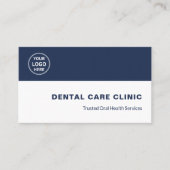 Dental Clinic Dentist Custom Logo QR Code 名刺 (正面)