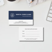 Dental Clinic Dentist Professional Logo 予約カード