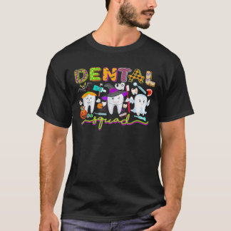 Dental Dentist Halloween Boos Crew Funny Costume15 Tシャツ