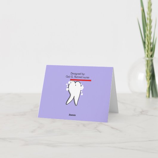 Dental Graduation Card カード (裏面)