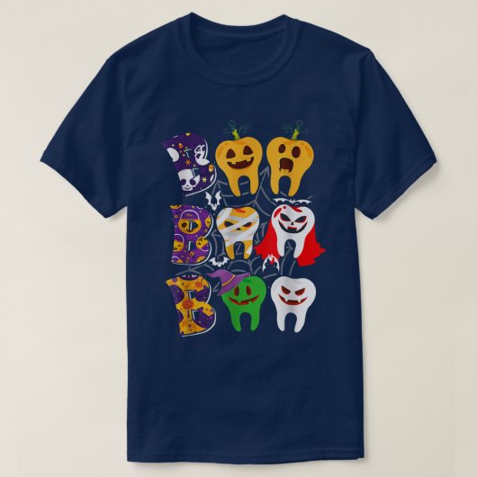 Dental Hygienist Boo Boo Crew Spooky Dental Squad  Tシャツ (デザイン正面)