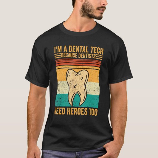 Dental Lab Tech Technician Assistant Dental Tech H Tシャツ (正面)