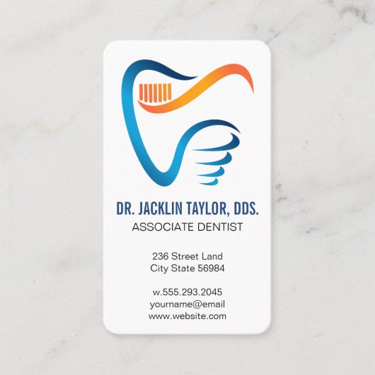 Dental Logo | Dentistry Professional 名刺 (正面)