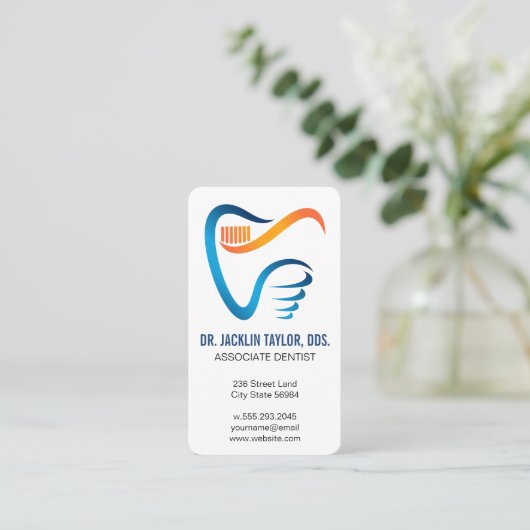 Dental Logo | Dentistry Professional 名刺 (スタンド正面)