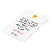 Dental Oral hygiene cavities custom マグネット (左側)