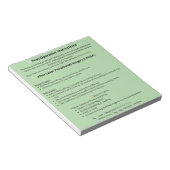 Dental Post Op Instructions Notepad (LANAP) ノートパッド (アングル)