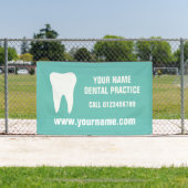 Dental practice advertising banner for dentist 横断幕 (インサイチュ)