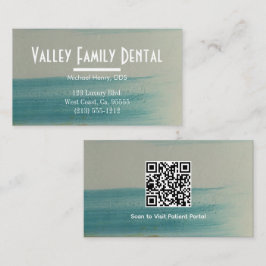 Dental Practice QR — サンタフェターコイズ 名刺