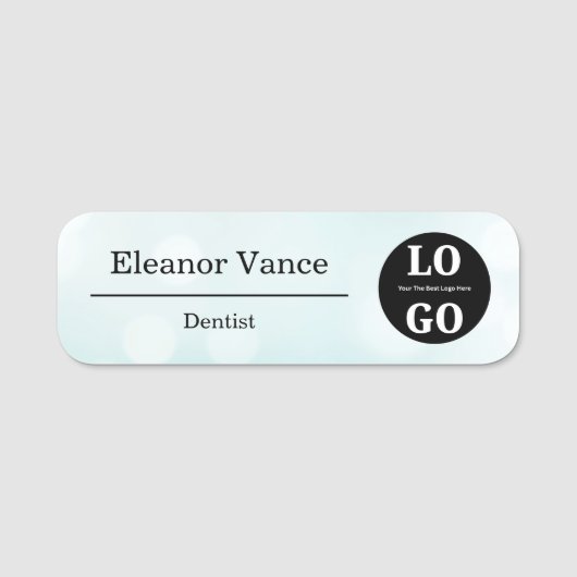 Dental Professional Custom Magnetic Pin Name Tag 名札 (正面)