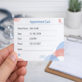 Dental Reminder Cards for Clinic Appointments 予約カード