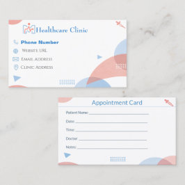 Dental Reminder Cards for Clinic Appointments 予約カード