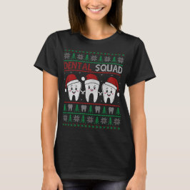 Dental Squad Christmas：歯を白くする贈り物 Tシャツ