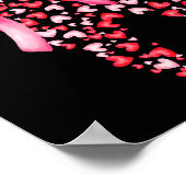 Dental Squad Valentines Cute Heart Teeth Dental Hy ポスター (角)