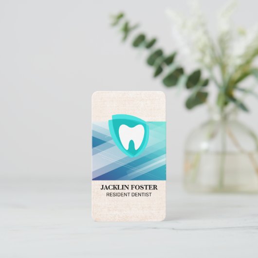 Dental | Tooth Icon 名刺 (スタンド正面)