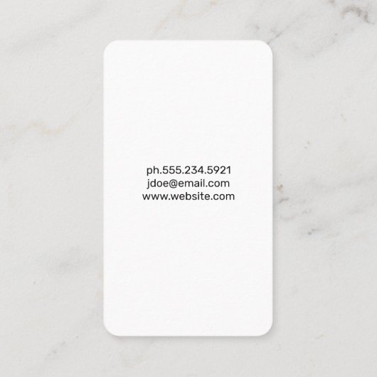 Dental | Tooth Icon 名刺 (裏面)