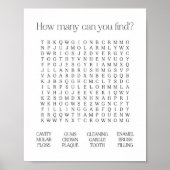 Dental Word Search ポスター (正面)