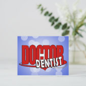DENTISTロゴの博士 ポストカード (スタンド正面)