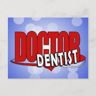 DENTISTロゴの博士 ポストカード