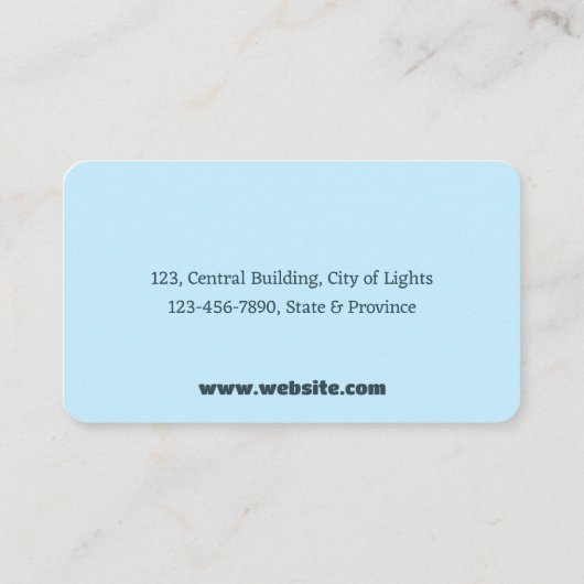 🦷 Dentist 名刺 (裏面)