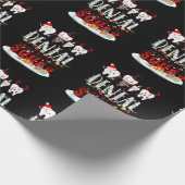 Dentist Christmas Dental Squad Funny Lights For Bo ラッピングペーパー (角)